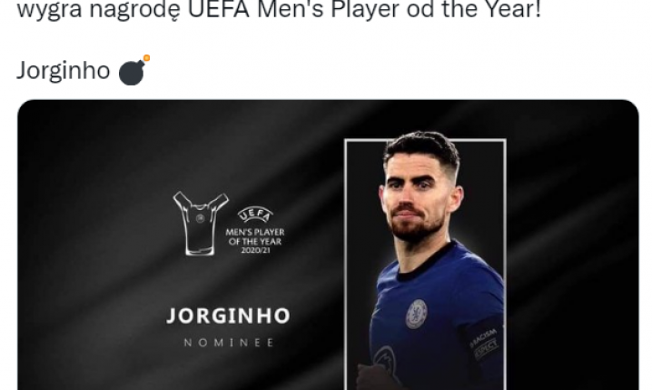 ''Tuttomercatoweb'': To ON WYGRA nagrodę UEFa Men's Player of the Year!